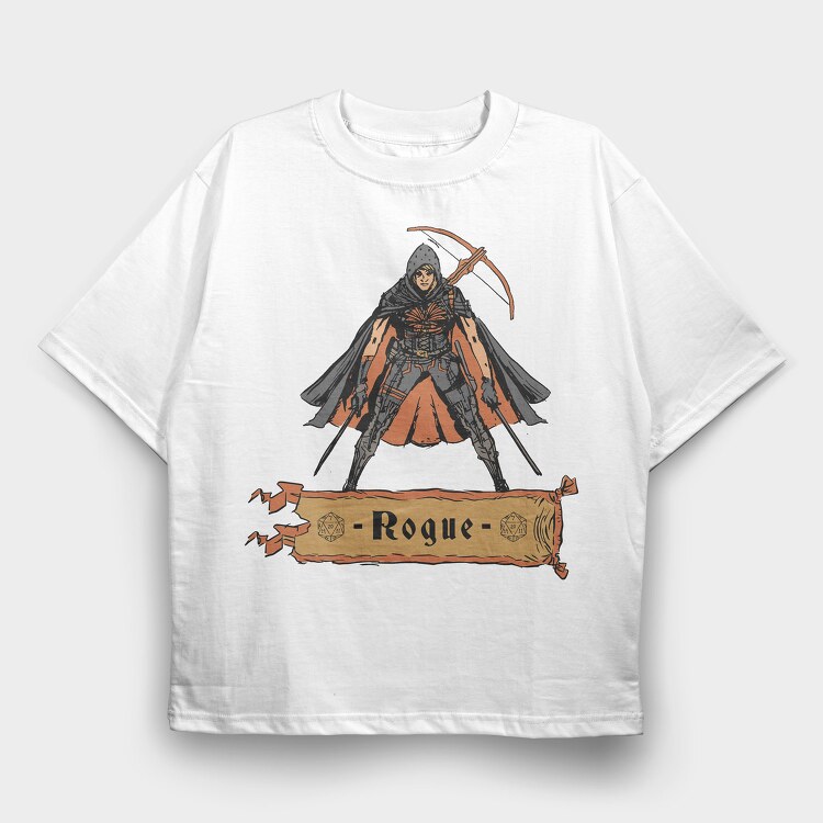 Fantasy Rogue, Tricou Oversize Barbati (Unisex)
