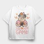 One More Game, Tricou Oversize Barbati (Unisex)