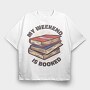 Bookpile Weekend, Tricou Oversize Barbati (Unisex)