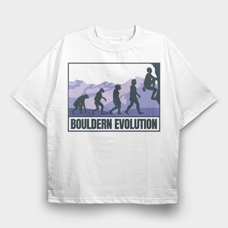 Bouldern, Tricou Oversize Barbati (Unisex)