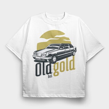Car Old But Gold, Tricou Oversize Barbati (Unisex)