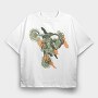 Motorbike Run, Tricou Oversize Barbati (Unisex)