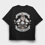 Bikers Turn Chrome, Tricou Oversize Barbati (Unisex)