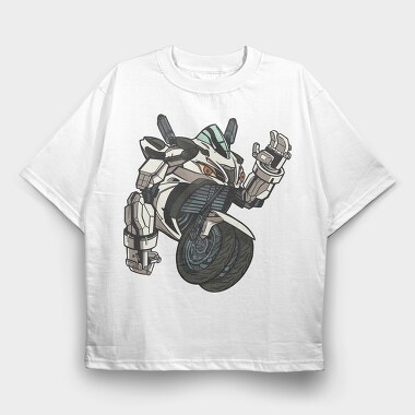 Motorclycle K N, Tricou Oversize Barbati (Unisex)