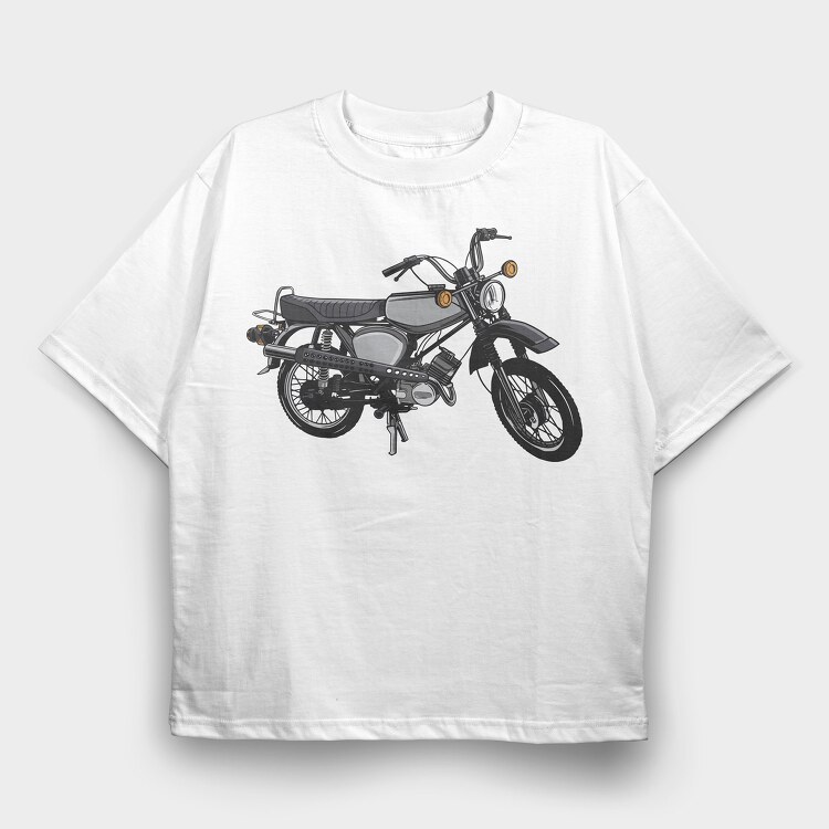 Bike, Tricou Oversize Barbati (Unisex)