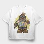 Biggies Gnome, Tricou Oversize Barbati (Unisex)