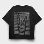 Rock Sign3 D, Tricou Oversize Barbati (Unisex)