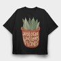 Girl Who Loves Plants, Tricou Oversize Barbati (Unisex)