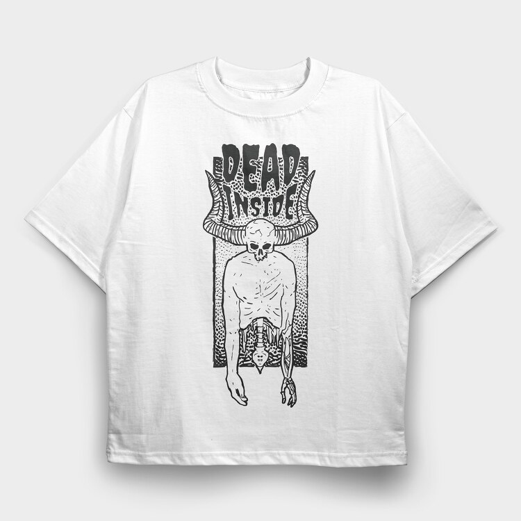 Dead Inside, Tricou Oversize Barbati (Unisex)