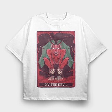The Devil, Tricou Oversize Barbati (Unisex)