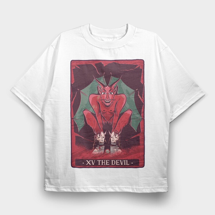 The Devil, Tricou Oversize Barbati (Unisex)