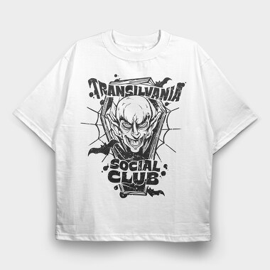 Transilvania Social Club, Tricou Oversize Barbati (Unisex)