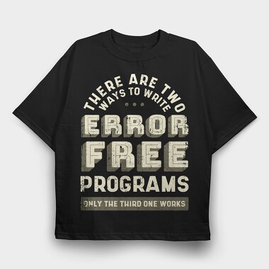 Programmer Error, Tricou Oversize Barbati (Unisex)