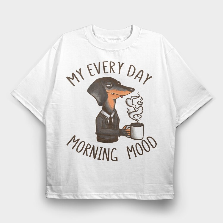 Stressed Dog, Tricou Oversize Barbati (Unisex)