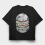 Moon Watermelon, Tricou Oversize Barbati (Unisex)