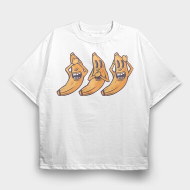 Crazy Banana, Tricou Oversize Barbati (Unisex)