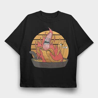 Banana Fire, Tricou Oversize Barbati (Unisex)