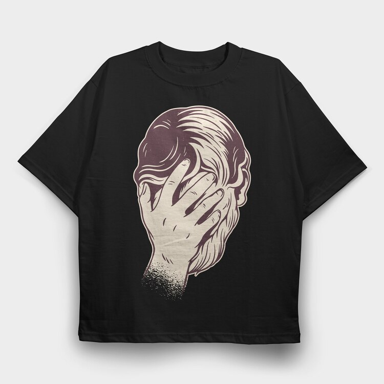 Face Palm, Tricou Oversize Barbati (Unisex)