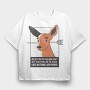 Feelings Hurt Deer, Tricou Oversize Barbati (Unisex)