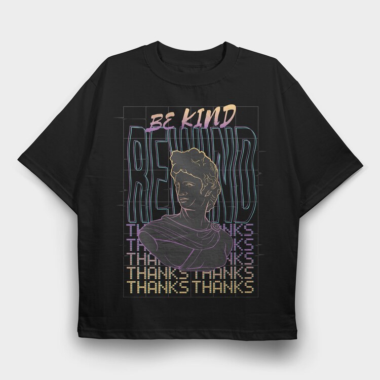 Bekind Rewind, Tricou Oversize Barbati (Unisex)