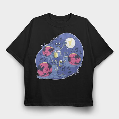 Slow Party, Tricou Oversize Barbati (Unisex)