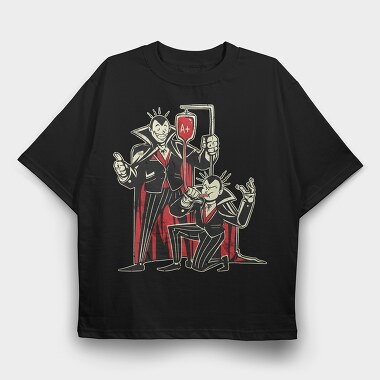 Blood Bong Vampires, Tricou Oversize Barbati (Unisex)