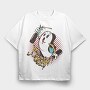 Boozin Ghost, Tricou Oversize Barbati (Unisex)