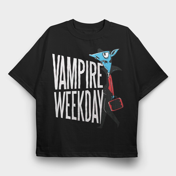 Vampire Weekday, Tricou Oversize Barbati (Unisex)