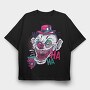 Creppy Clown, Tricou Oversize Barbati (Unisex)