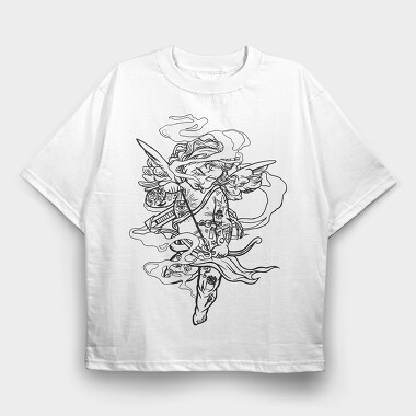 Cupidon, Tricou Oversize Barbati (Unisex)