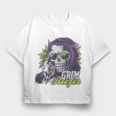 Grim Reefer, Tricou Oversize Barbati (Unisex)