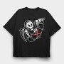 Grim Reaper Skate, Tricou Oversize Barbati (Unisex)