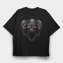 Skulls, Tricou Oversize Barbati (Unisex)