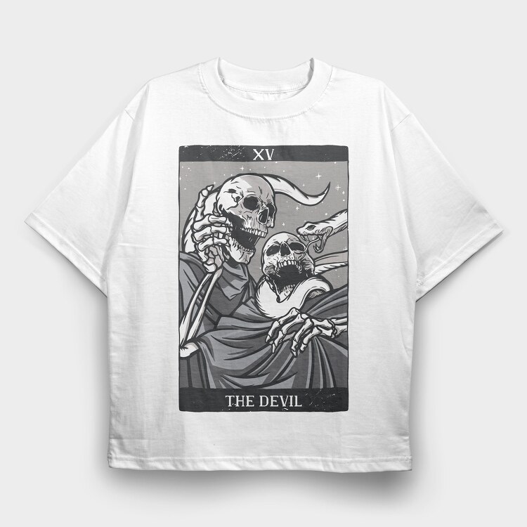 The Devil Card, Tricou Oversize Barbati (Unisex)