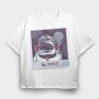 Astronaut Alien, Tricou Oversize Barbati (Unisex)