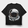 Astronaut Abstract, Tricou Oversize Barbati (Unisex)