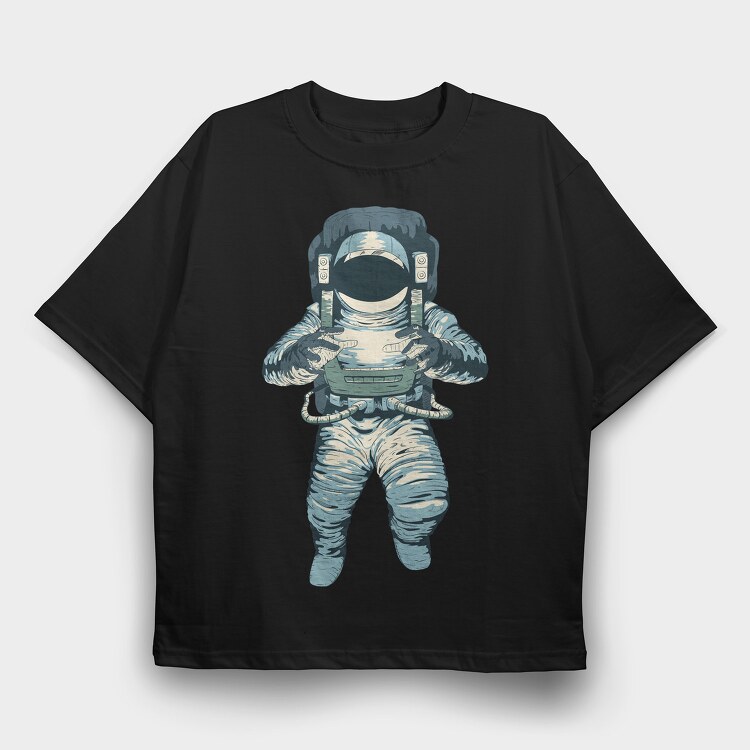 Astronaut Light, Tricou Oversize Barbati (Unisex)