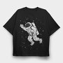 Astronaut, Tricou Oversize Barbati (Unisex)