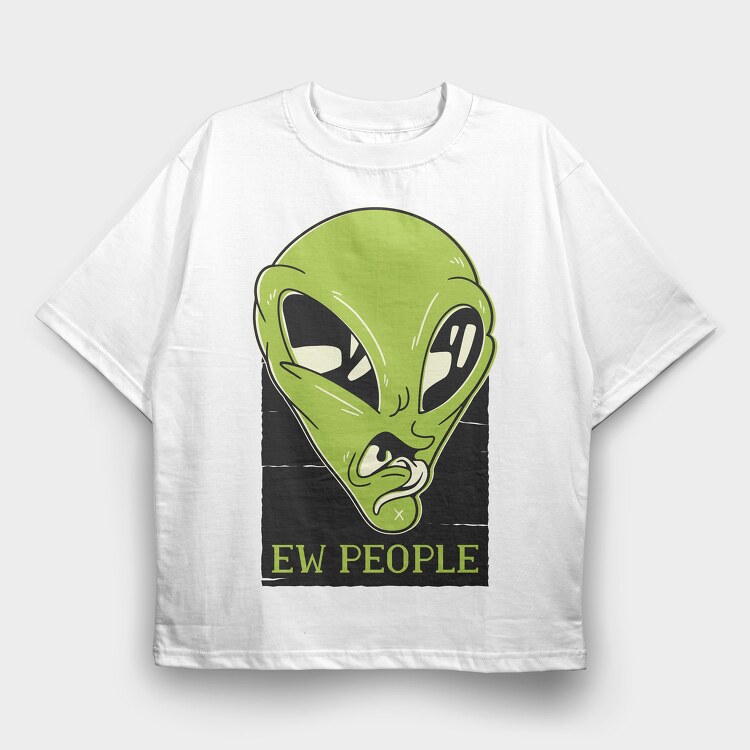 Ew People, Tricou Oversize Barbati (Unisex)
