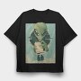Alien Humans, Tricou Oversize Barbati (Unisex)