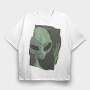 Sad Alien, Tricou Oversize Barbati (Unisex)