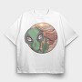 Alien Mars, Tricou Oversize Barbati (Unisex)