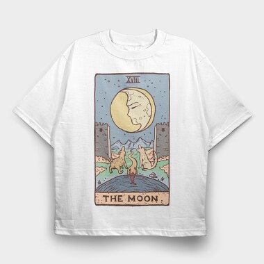 The Moon Tarot Classic, Tricou Oversize Barbati (Unisex)