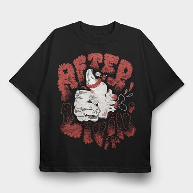 Funny Afterlife 03, Tricou Oversize Barbati (Unisex)