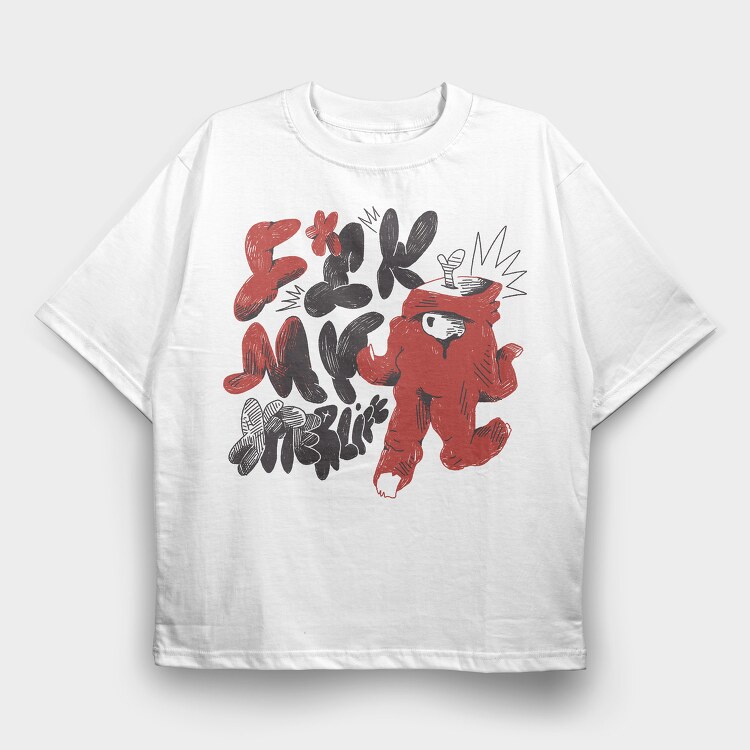 Funny Afterlife 12, Tricou Oversize Barbati (Unisex)