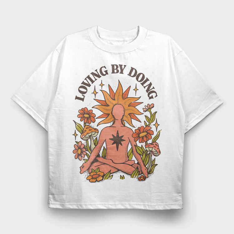 Paz Mental Vintage 05, Tricou Oversize Barbati (Unisex)