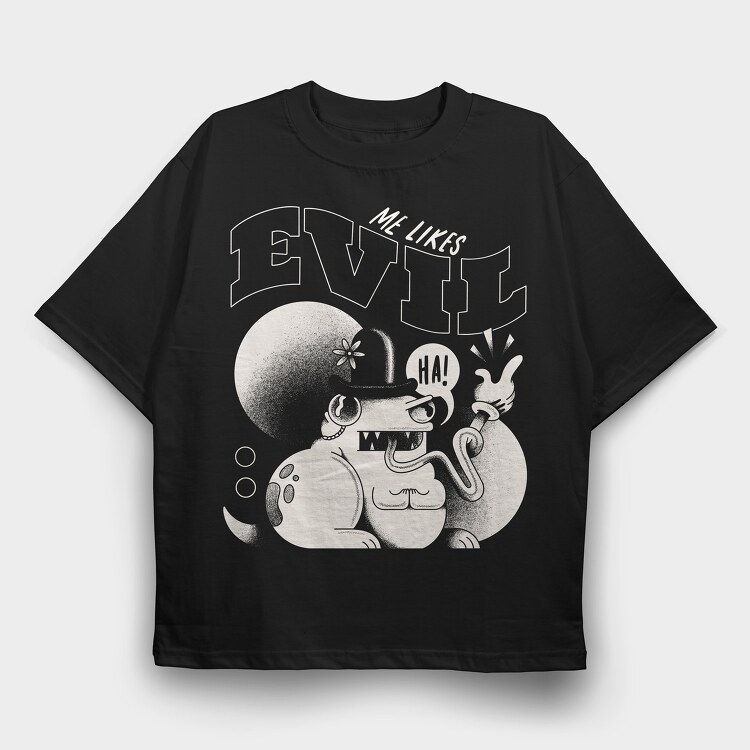 Retro Villains 01, Tricou Oversize Barbati (Unisex)