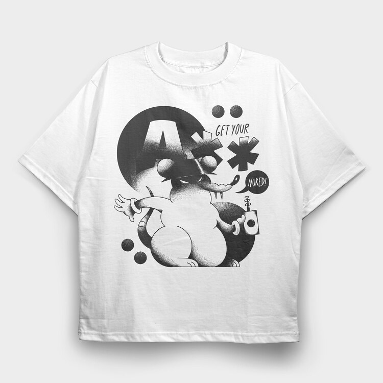 Retro Villains 10, Tricou Oversize Barbati (Unisex)