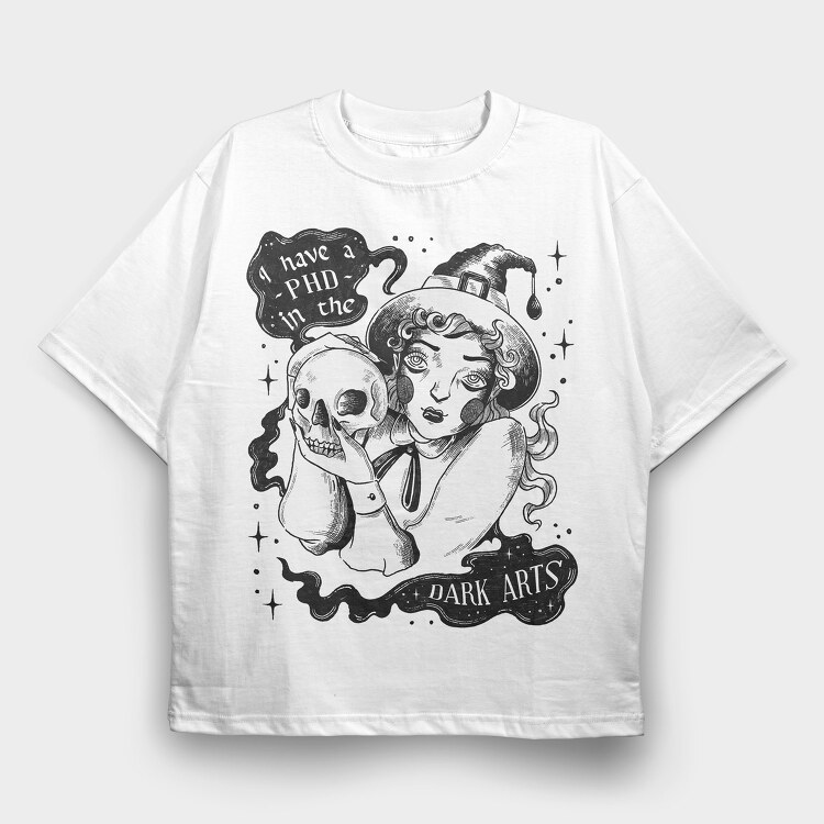 Witch 01, Tricou Oversize Barbati (Unisex)