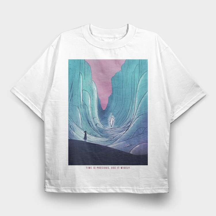 Fantasy Landscape 09, Tricou Oversize Barbati (Unisex)